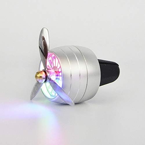 LooBooShop Car Air Freshener Air Vent Perfume Freshener for BMW Audi Toyota Ford Car Decor LED Fan Fragrance Clip in Auto Car Styling