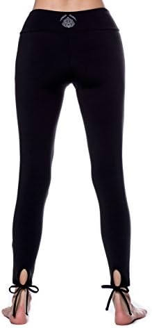 VIVILISH WOMEN ACTIVE TIE-UP KEYHOLE - Designed in Los Angeles, Black, Medium