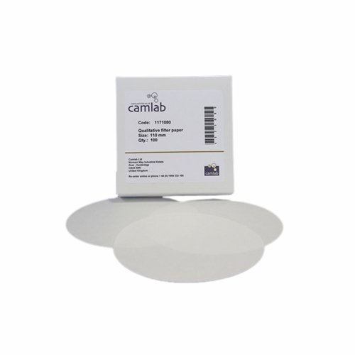 Camlab 1171085 Grade 113 [2] Qualitative Filter Paper, Diameter 320 mm (Pack of 100)