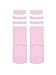 Zando Kids Child Cotton Three Stripes Sport Soccer Team Socks Uniform Tube Cute Knee High Stocking for Boys Girls D Pink w White One Size for 3-5T