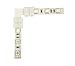 TronicsPros 4pin L Shape RGB 5050 LED Strip Connector LED Tape Right Angle Corner Connector Flex LED Ribbon LED Rope Light Adapter for SMD 5050 RGB Flexible LED Strip 10mm Wide LED Tape Light (10pcs)
