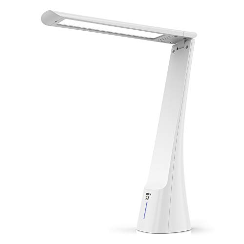 TaoTronics Light Therapy Lamp, 10000 Lux, 5500 K White Light & 9000 K Blue Light, 270 Rotatable Arm, 3 Adjustable Brightness Levels, 1 H Timer Setting, Compact Size