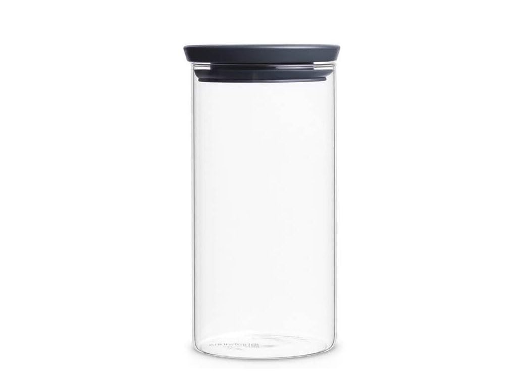 Brabantia 298264 Stackable Glass Jar, 1.1 L
