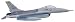 Model Power 1/126 Die-Cast F-16 Falcon, USAF MDP53991 by DARON WORLDWIDE