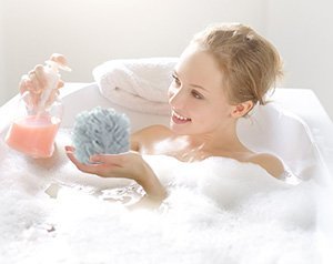 Bath Shower Sponge Pouf Loofahs Mesh Brush Shower Ball, Mesh Bath and Shower Sponge Pack of 3 (60g/pcs) Shower Bouquet-Big,Full Lather Cleanse-Eco-friendly Exfoliating Mesh Brush Pouf Bath Shower Ball - Thumbnail 7
