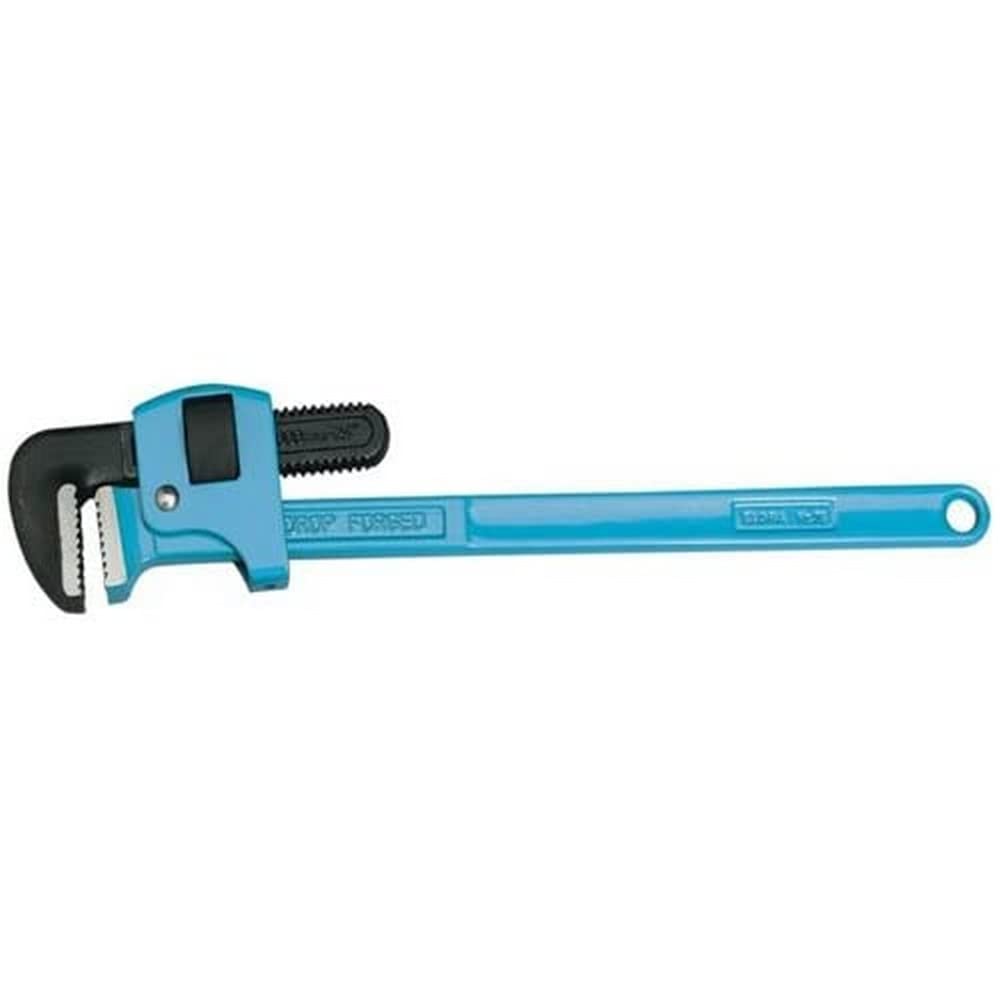 Draper 23733 Elora Adjustable Pipe Wrench, 600mm, 54.6cm x 13.5cm x 4cm, Blue