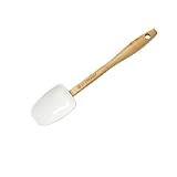 Le Creuset Silicone Condiment Spoon, White