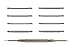 8 Spring Bar Pins For 20mm Watch Band, Spring Bar Tool Included