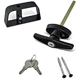 Garage door lock bar Garage door lock bar