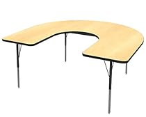Marco Group Horseshoe Adjustable Activity Table, 60