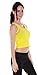 Color Story Women's Sexy Muscle Tank Crop Top with Sheer Sides