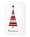 Sustainable Greetings Christmas Cards with Envelopes - 48 Pack, 4.5 x 6.25 in - Bulk Holiday Greeting Card Assortment - 6 Funny Tree Designs & Smooth Cardstock