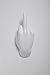 Interior Illusions Plus White Middle Finger Hand Wall Mount - 9 Inch Tall Gift and Home Decor