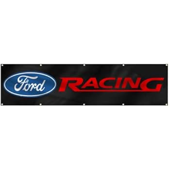Amazon Com Daoops Ford Racing Flag Car Saleen Mustang Shelby