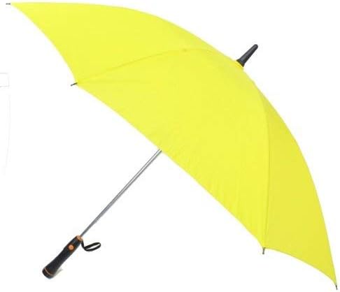 Folding umbrella with built-in fan by Prosmart | Fan umbrella | Cooling fan umbrella | Yellow colour umbrella | Big size umbrella | Windproof umbrella | Umbrella for men | Umbrella for women | Daily use umbrella (Yellow)