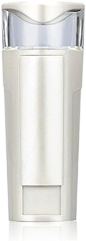 HF morning USB Nano Ionic Sprayer Humidifier Face Sauna Hydrating Water Replenishing Steamer with Rechargeable Power Bank Handheld Facial Cool Mist Sprayer Skin Care (45×40×120mm, White)