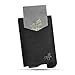 Smart Minimalist Wallet by Archaon - Modern RFID Leather, Black, Size Small