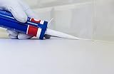 Vitcas 30 ml Fire Rope Seal Adhesive White High Temp 1000C Stove Boiler view 5