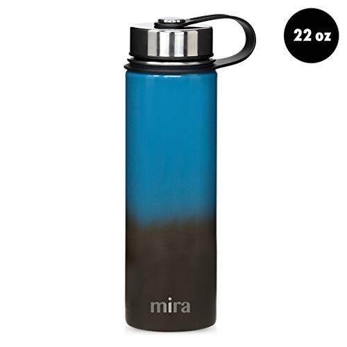MIRA 22 Oz Stainless Steel Vacuum Insulated Wide Mouth Water Bottle