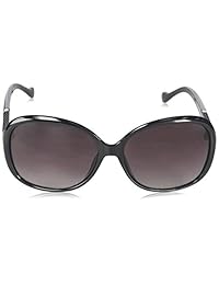 Jessica Simpson Sunwear Oversized Glam - Gafas de sol, negro, talla única