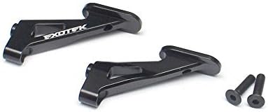 Exotek Racing 22 3.0 Aluminum Wing Mount Set (Black)
