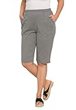 Roamans Women's Plus Size Soft Knit Bermuda Short