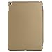 Besdata Ultra Thin Magnetic Smart Cover [Wake/Sleep Function]& Translucent Back Case for 2014 iPad Air 2 + Screen Protector + Cleaning Cloth + Stylus (Gold)
