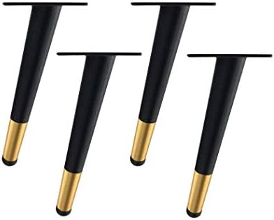 jnmdlako 4 mobilya destek ayaklari metal egimli mobilya ayaklari koltuk ayaklari yatak ayaklari dolap ayaklari vidali masa ayaklari mobilya yedek ayaklar siyah altin 30 cm 11 81 inc amazon com tr