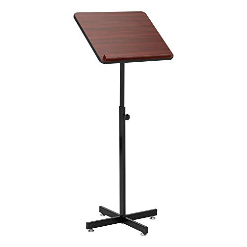 Norwood Commercial Furniture NOR-TIR1036-SO Adjustable- Height Lectern Stand (Renewed)