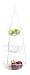RSVP 3-Tier Hanging Wire Basket, White