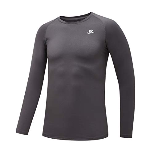 image for Devoropa Youth Boys Compression Shirt Long Sleeve Football Baseball Un