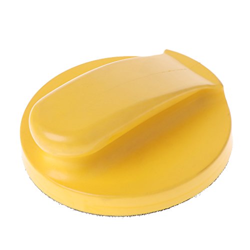 ULKEME Sanding Block Polishing Backing Pad Handle For Grinding Rectangular/Round/Bullet