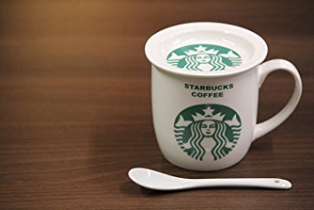 Starbucks Ceramic Coffee Mug With Lid 300 Ml Green Amazon In - 