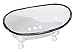 Decorative Bathtub Containers White Enamel Distressed Soap Dish Holder Succulent Planter (Set of 2) by RAZ Imports