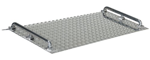 Vestil AMD-3618 Mini Dock Plate, Aluminum, 700-lb. Capacity, 18" Length x 36" Width x 1/8" Thick