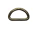 Metal Bronze D Ring Buckle 1