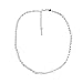 chelseachicNYC Sparkling Little Coin Chain Choker Silver