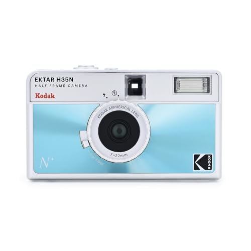 Kodak EKTAR H35N Halbformat-Filmkamera, 35 mm, wiederverwendbar, Bulb-Funktion, Sternfilter, beschichtetes, Objektiv (Film und Batterie sind Nicht im 