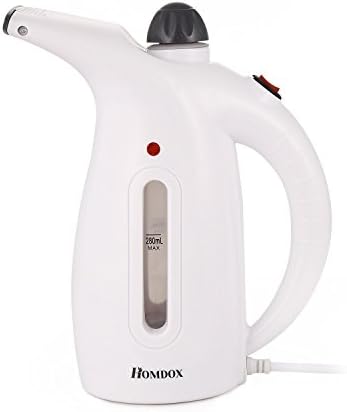 Homself Clothes Steamer for Home &amp; Travel,280ml Capacity Fast Heat-up Powerful Handheld Portable Garment Steamer - White