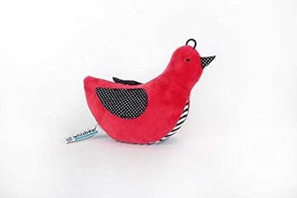Whisbear Oiseau Apaisant Rouge Jouets Sensoriels Pour Bebes Bruit Rose Aide Au Sommeil Des Bebes Cadeaux De Naissance Accessoires Pour Siege Auto Jouets Pour Landau Sucette Pour Bebe Amazon Fr Bebes Puericulture