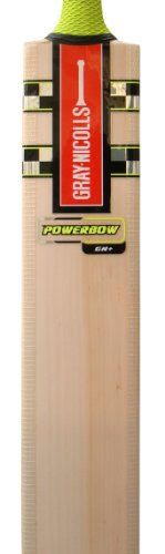 Gray-Nicolls Powerbow GN+ English Willow Cricket Bat, Full Size SH