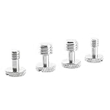 NICERYIG 3/8 Inch and 1/4 Inch Camera Quick Release Screw Tripod Screw Adapter Connecter DSLR Camera Rig Accessories