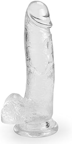 8.6 Inch Realistic d`i&l`do Massage Wand Pénis with Strong Suction Cup