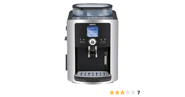 Amazon Com Krups Compact Automatic Espresso Xp 7245 Super Automatic Pump Espresso Machines Kitchen Dining