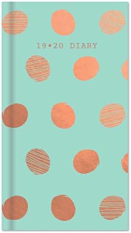 2019-2020 Mid Year Academic Diaries Slim/Pocket Size Week to View (Green)