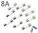 Bluecell pack of 10 pcs T8a 8A 250V Ceramic Fuses 5 x 20 mm (8amp)