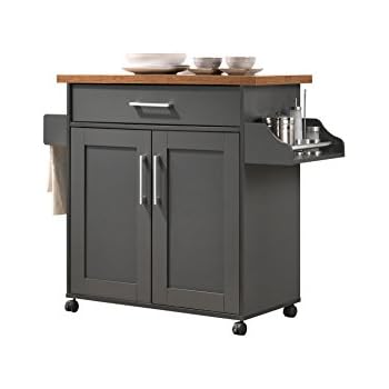 Hodedah Kitchen Cart