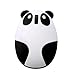 LingsFire Super Cute Wireless Optical Cartoon Panda Mouse Rechargeable Mini 2.4GHz Wireless Panda Desktop Laptop Unique Novel Portable(Black & White)