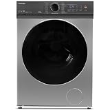Toshiab Front Load Washing Machine TW-T21BU95UWEG(SG),Inverter, Steam, WIFI, Aroma+, Great waves, UFB, slim design, 8.5KG, Silver