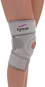 TYNOR Knee Wrap (Neoprene), Grey, Universal Size, 1 Unit